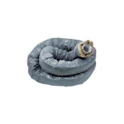 ATLANTIC Conduit Souple Aluminium Calorifuge Diamètre 80 épaisseur 50 T82ALUCR50 - Gris