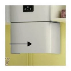 ATLANTIC Cache-piquages - Pour Chauffe-eau Linéo 40, 65 Et 80L - Blanc