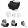 ATLANTIC Kit Complet Vmc Simple Flux 3 Bouches Autocosy Plus Gaines Et Bande Alu -ATLANTIC Soldes 15623774 1