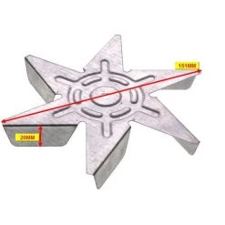 ATLANTIC, TURBINE Cuisinière MOTEUR Ventilation CT OU TANGENTIEL Nouveau Modèle D=150mm