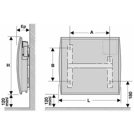 Chauffage Rayonnant NIRVANA Digital Horizontal, 1250W Atlantic 4 Chauffage Rayonnant NIRVANA Digital Horizontal, 1250W Atlantic – Image 2