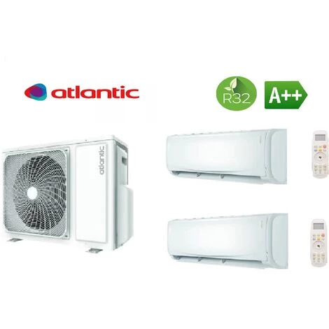 Pack Climatisation Bi Split ATLANTIC 4,8 KW + 2 Unités Intérieures Réversibles 2,6 KW DOJO R32 3 Pack Climatisation Bi Split ATLANTIC 4,8 KW + 2 Unités Intérieures Réversibles 2,6 KW DOJO R32