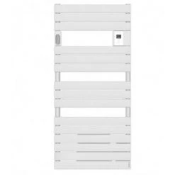 Sèche-serviettes électrique ATLANTIC 1500W (500W+1000W) ADELIS Soufflant - 861914 - Blanc Brillant