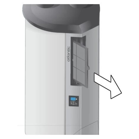 ATLANTIC Filtre Pour Chauffe-eau Thermodynamique Individuel Sur Air Extrait Aquacosy 4 ATLANTIC Filtre Pour Chauffe-eau Thermodynamique Individuel Sur Air Extrait Aquacosy – Image 2