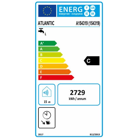 ATLANTIC Chauffe-eau électrique Zénéo ACI Hybride Vertical Sur Socle 300L Monophasé Réf. 154319 5 ATLANTIC Chauffe-eau électrique Zénéo ACI Hybride Vertical Sur Socle 300L Monophasé Réf. 154319 – Image 3