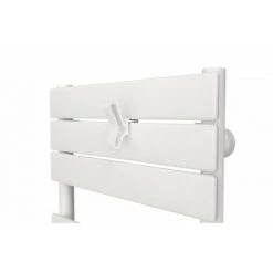 Patère Papillon Blanc Pour Sèche-serviettes Lames Plates - Atlantic 850228