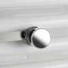 Patère Bouton Chrome Pour Sèche-serviettes Tubes Ronds - Atlantic 850201