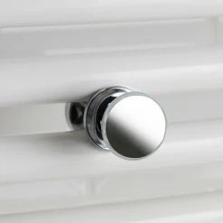 Patère Bouton Chrome Pour Sèche-serviettes Tubes Ronds - Atlantic 850201