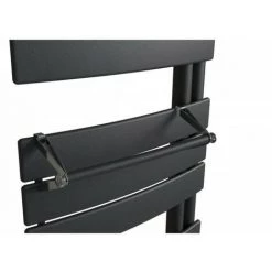 Barre Support à Embout Anthracite Pour Sèche-serviettes Lames Plates - Atlantic 850226