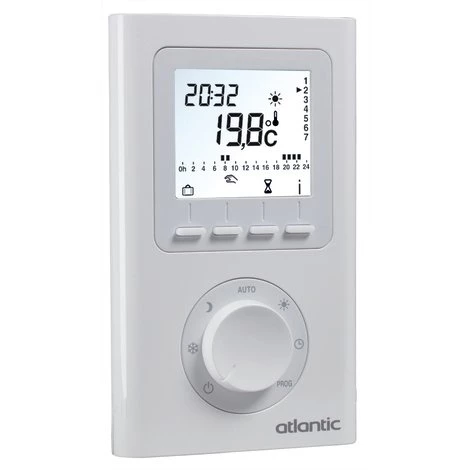 Thermostat D'ambiance électronique Programmable Filaire - Atlantic 3 Thermostat D'ambiance électronique Programmable Filaire - Atlantic
