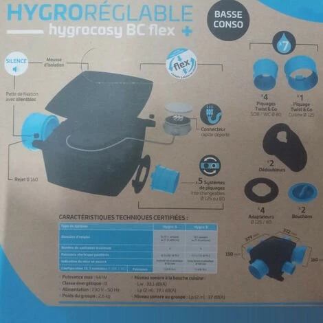 ATLANTIC Groupe Hygrocosy BC FLEX + VMC Hygro Basse Conso Plat 6 Sanitaires (412280) 5 ATLANTIC Groupe Hygrocosy BC FLEX + VMC Hygro Basse Conso Plat 6 Sanitaires (412280) – Image 3