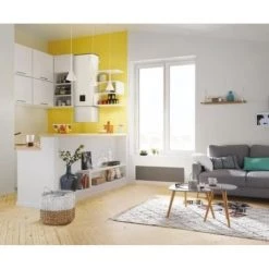 ATLANTIC Chauffeeau électrique Linéo Connecté Vertical Mural Blanc 120L