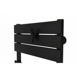 Patère Papillon Noir Pour Sèche-serviettes Lames Plates - Atlantic 850210