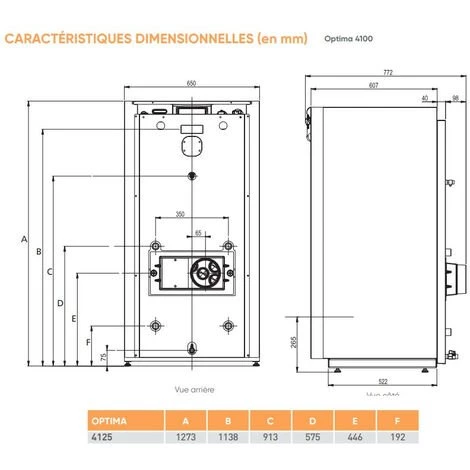 ATLANTIC Chaudière Nue Basse-température Fioul-gaz 25kW (sans Brûleur) Au Sol Chauffage + ECS Ballon Inox 80l Cheminée 125mm OPTIMA 4125B 5 ATLANTIC Chaudière Nue Basse-température Fioul-gaz 25kW (sans Brûleur) Au Sol Chauffage + ECS Ballon Inox 80l Cheminée 125mm OPTIMA 4125B – Image 3