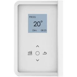 Atlantic Doris Sèche Serviettes électrique + Boîtier De Commande Digital, 500W Blanc Brillant (850257) -ATLANTIC Soldes 71593296 2