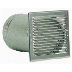 ATLANTIC ENTREE / SORTIE D'AIR MURALE - Série ME - ME125 ENTREE/SORTIE D'AIR MURALE D.125