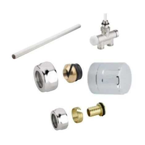 Kit Monotube Avec Entraxe 50 Mm Chromé ATLANTIC - 850325 3 Kit Monotube Avec Entraxe 50 Mm Chromé ATLANTIC - 850325